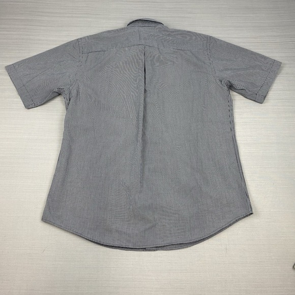 Dockers Mens‎ Medium Shirts Black And Green Button-Down Short Sleeve - Picture 8 of 15